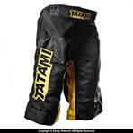 Tatami Fightwear Black/Yellow Fight Shorts